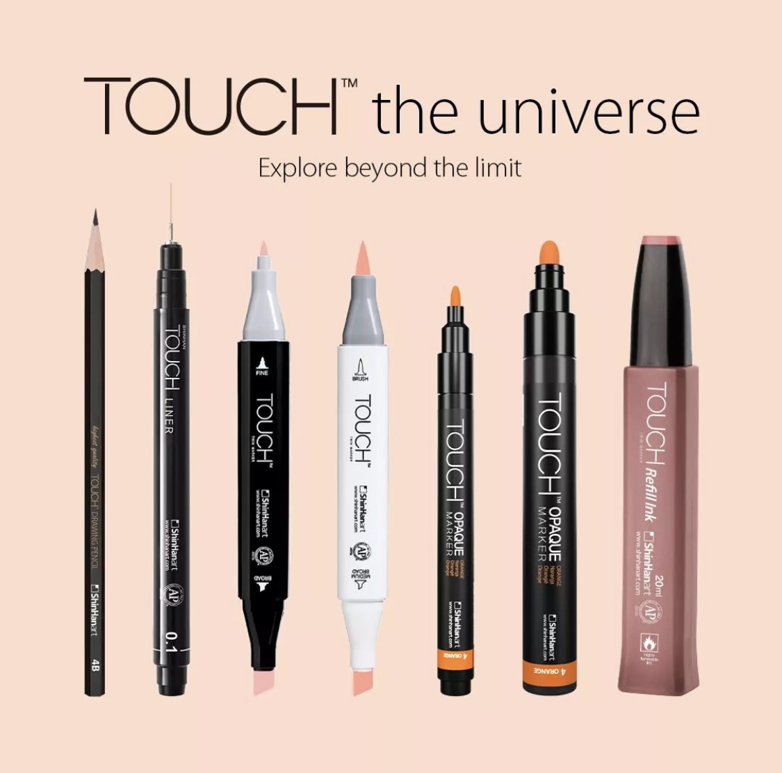 TOUCH Professional Drawing Pencil Sets, ShinHan Art