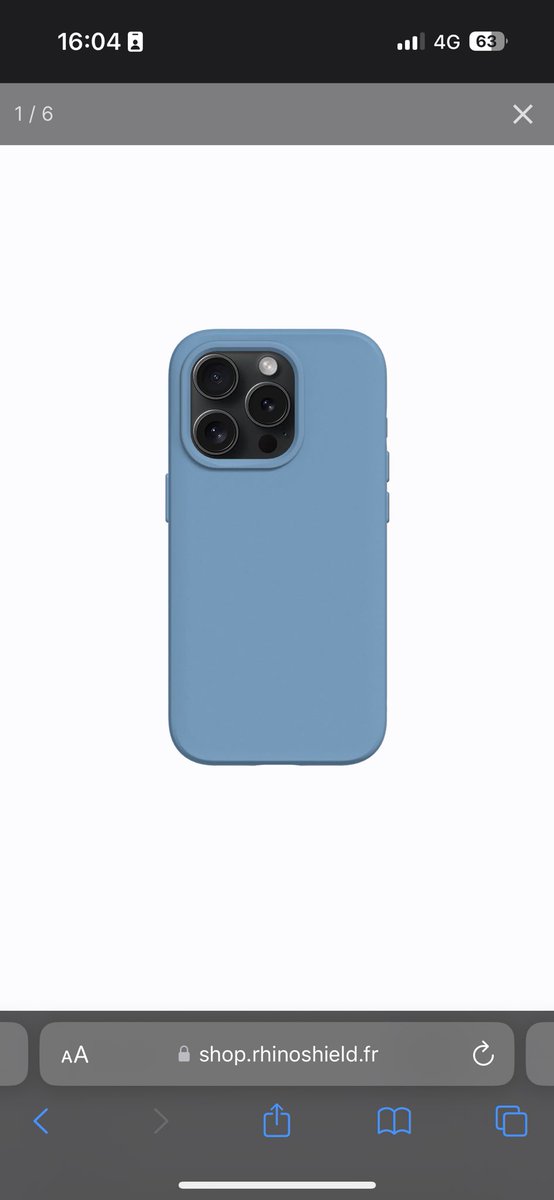 Arnaudthl_'s tweet photo. @RHINOSHIELD_FR Une solidsuit magsafe en bleu marée 😁 https://t.co/pTz1rlBLGA