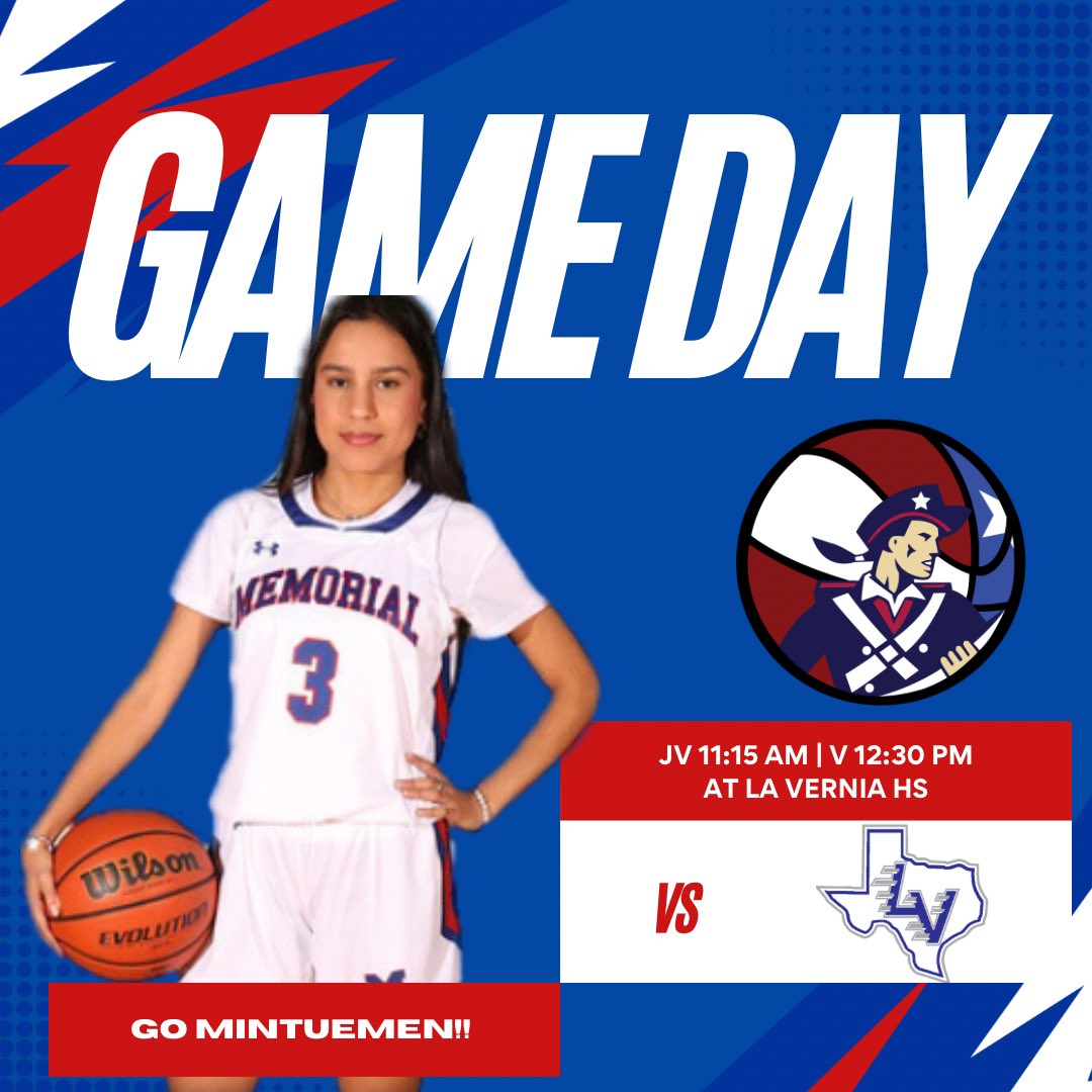 EISD_MHSGirlsBB's tweet photo. 🚨 DISTRICT GAME 3 🚨
Come support our Lady Minutemen as we take on the La Vernia Lady Bears
📍La Vernia High School
225 Bluebonnet Rd, La Vernia, TX 78121
@EISDMemorialHS @EISDofSA @MHSMinutemenATH
.
.
#GoMinutemen #mINute2WINit https://t.co/P1JRonNNjt