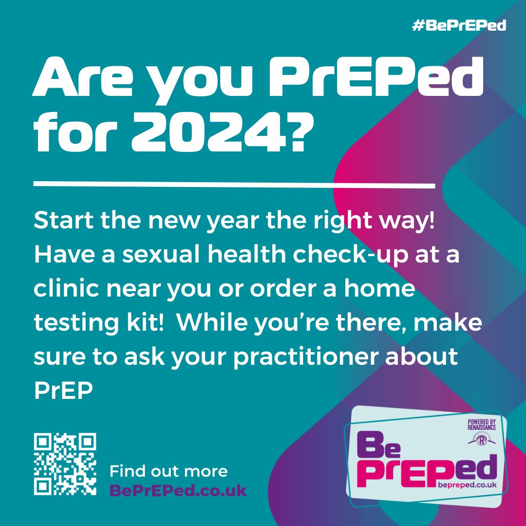 Start the new year the right way!  Have a sexual health check-up at a clinic near you or order a home testing kit!  While you’re there, make sure to ask your practitioner about #PrEP