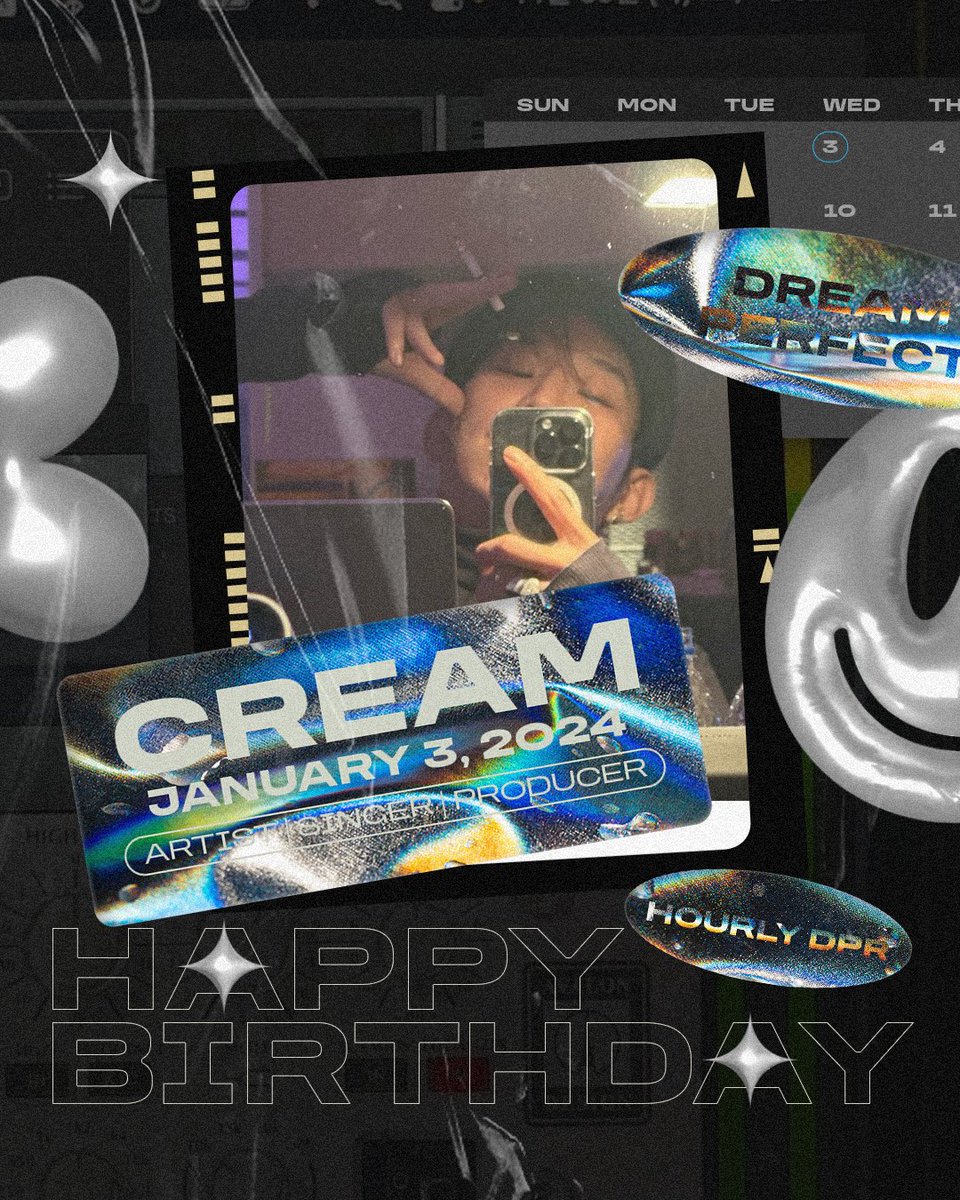 Happy birthday, Cream! DPR’s multi-talented producer, reliable big bro, and IG feed king. Waiting patiently and with respect for your comeback as solo artist. 😉🤭🖤🫶🏻 <a href="/_DPRCREAM/">dprcream</a>