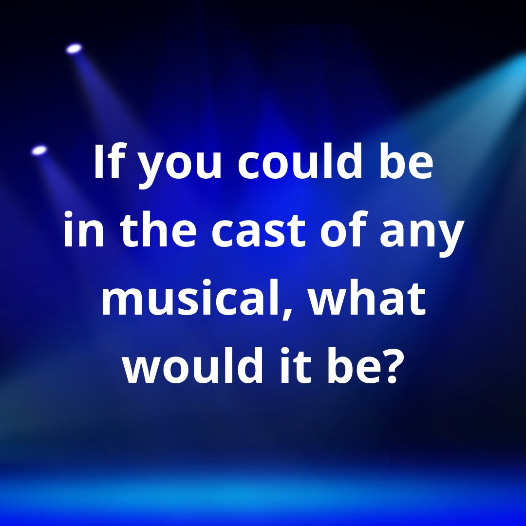 If you could step into the spotlight of any musical, which one would you choose?   

Share your theatrical fantasies, and you never know what might happen! 🌟🎶   

#DreamRoles #MusicalMagic #BroadwayDreams