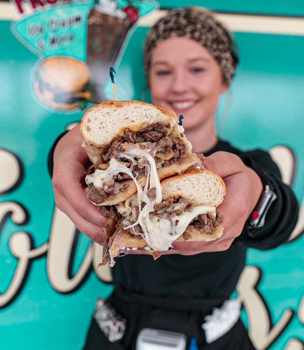 FrostbiteFl's tweet photo. 🌟 Philly Cheesesteak Delight! 🌟

Imagine sinking your teeth into a soft, freshly baked roll, filled to the brim with tender, thinly sliced steak cooked to perfection. 🥩🔥 But wait, there's more! 🧀🤩 This heavenly creation is then generously smothered with gooey, melted cheese that oozes with every bite. It's a flavor explosion that will leave you in awe! 🤯💥

#PhillyCheesesteakLove #FoodieHeaven #TasteSensation