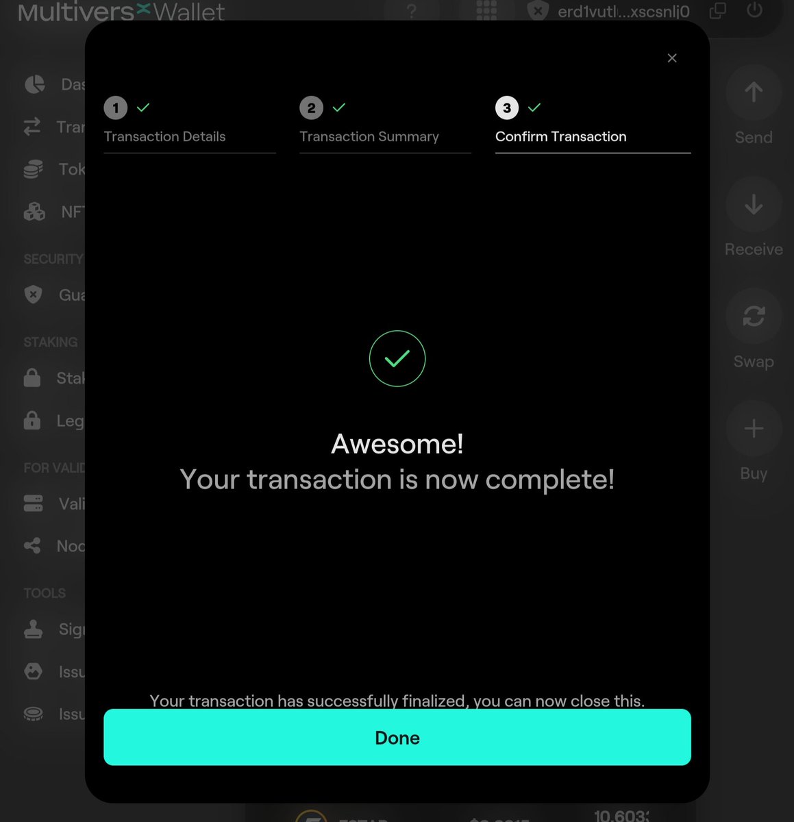 Sing Token ๐๏ธ (@trupasing) on Twitter photo ๐ Congratulations to all winners of our raffle draw organized on <a href="/JEXchangeDefi/">JEX โ๏ธ</a>! ๐ And guess what? We've sent out the #EGLD bonus prize! ๐ #RaffleWin #BonusSurprise #MultiversX ๐ Congratulations to all winners of our raffle draw organized on <a href="/JEXchangeDefi/">JEX โ๏ธ</a>! ๐ And guess what? We've sent out the #EGLD bonus prize! ๐ #RaffleWin #BonusSurprise #MultiversX