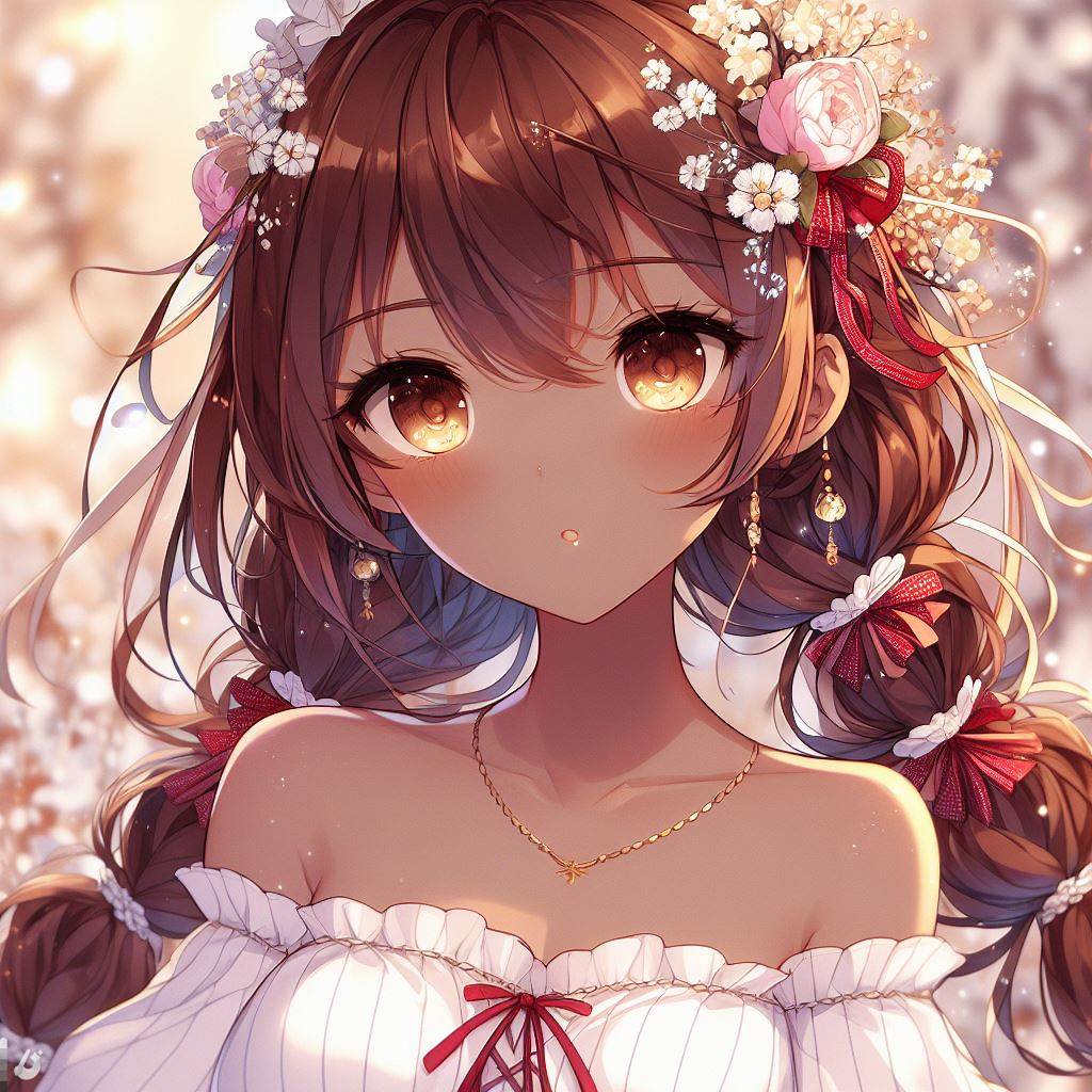if_ME523's tweet photo. @1odEZo5eDTnDyFN @emptygirls1 ”tan-brown, bronze skin”もいけます！『please creating tan-brown, bronze skin girl (anime style) image.』で作られたものです！参考になったら嬉しいです～ https://t.co/iGE1peOwVm