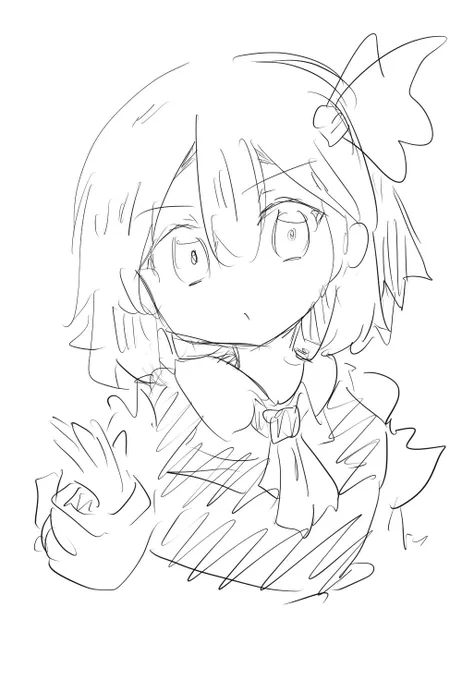奥さんのiPad借りて初めて描いたけど、iPadの筆圧関知が凄すぎるのと画面ツルツルで私には未知の文明でした…⚰️ 