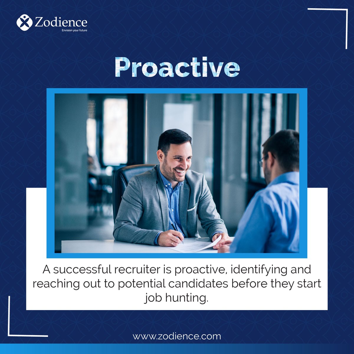 zodience's tweet photo. Successful recruiters possess a 𝐜𝐨𝐦𝐛𝐢𝐧𝐚𝐭𝐢𝐨𝐧 𝐨𝐟 𝐬𝐤𝐢𝐥𝐥𝐬, 𝐭𝐫𝐚𝐢𝐭𝐬, 𝐚𝐧𝐝 𝐪𝐮𝐚𝐥𝐢��𝐢𝐞𝐬 that enable them to excel in their roles. 

Here are some key traits of a successful recruiter. 

#recruiters #skills #training #interviews #traits #qualities #hiring https://t.co/ZIJBHp0i95