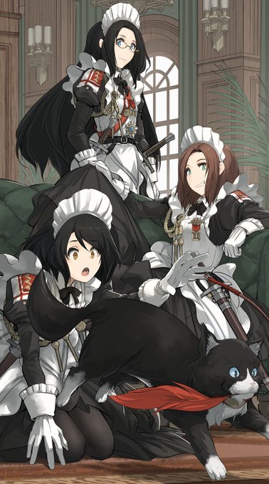今年もメイド剣士を描きますという事で。どうぞ宜しくお願い致します。 