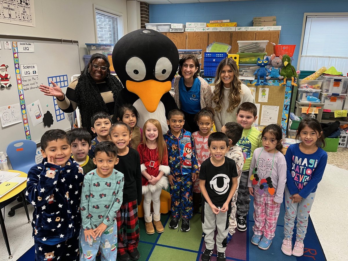 HappyHaydon's tweet photo. Haydon Hawks had a very special visitor before winter break! JiJi stopped by to celebrate all of our ST Math progress! #stmath #happyhadon @STMath https://t.co/RTRa2INEan