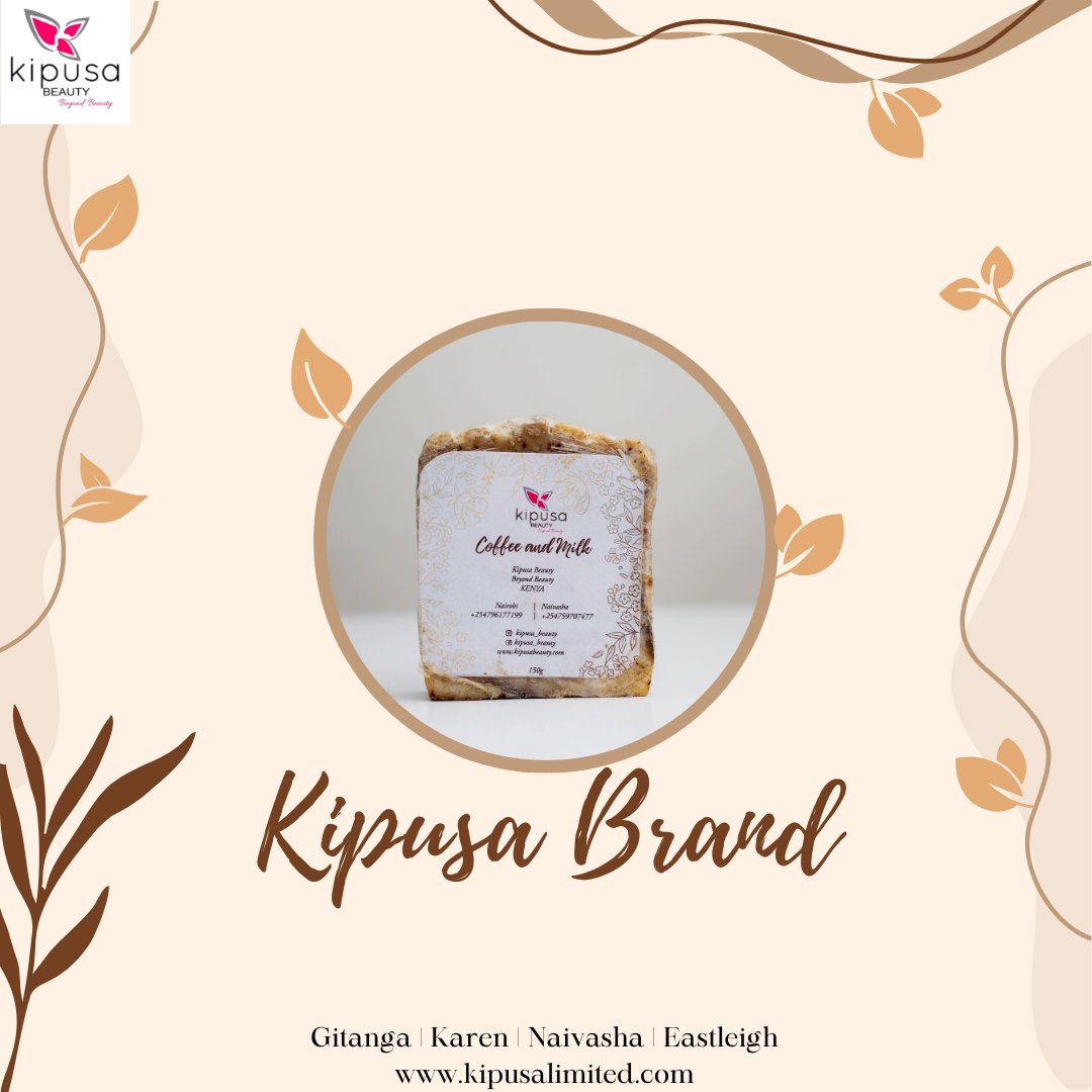 Indulge in the richness of Kipusa Coffee and Milk Soap: a luxurious blend for radiant skin that's brewed with care and love. ☕✨ #SkinCareEssentials #KipusaBeauty