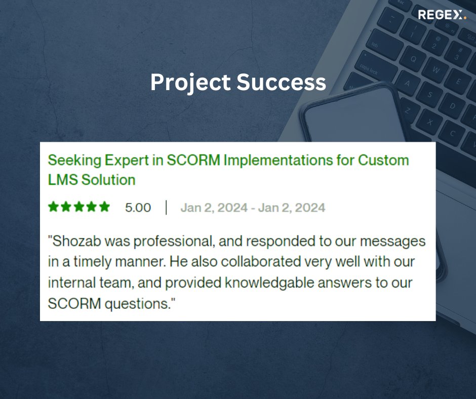 shozabways's tweet image. Kicking off 2024 with a stellar start! 
As we step into a new year, I&apos;m thrilled to share a snippet of success from one of my latest consultancy projects. 
Alhamdulillah!
#SCORM #eLearning #LMS #Consultancy #ClientSuccess #ProjectSuccess #LearningSolutions #EdTech