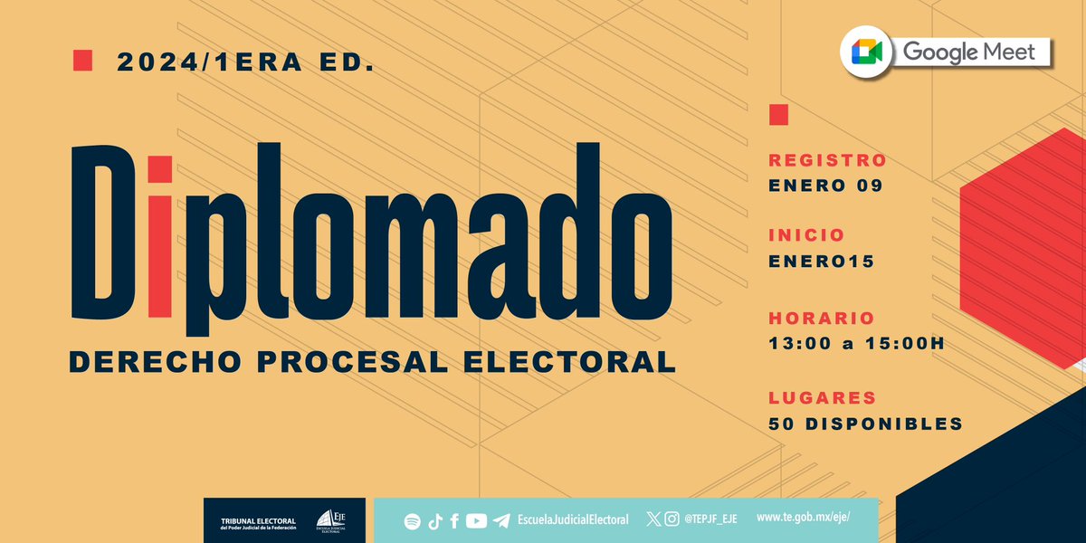 Escuela Judicial Electoral tweet media