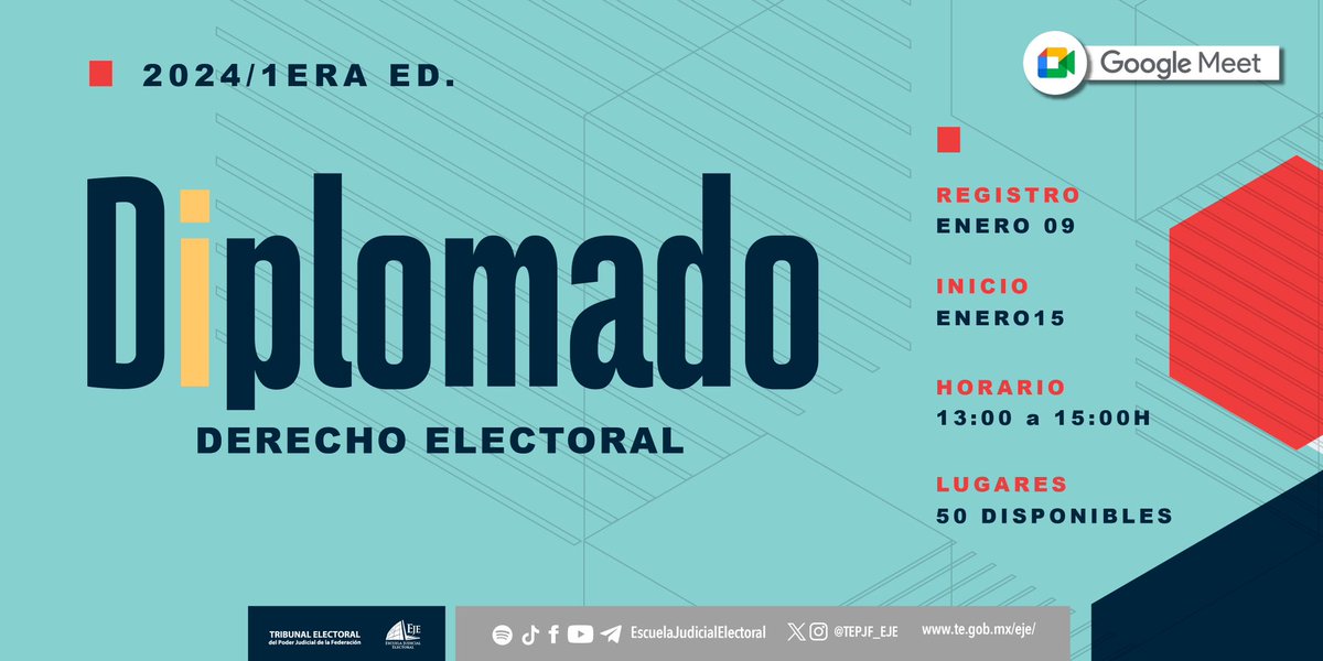 Escuela Judicial Electoral tweet media