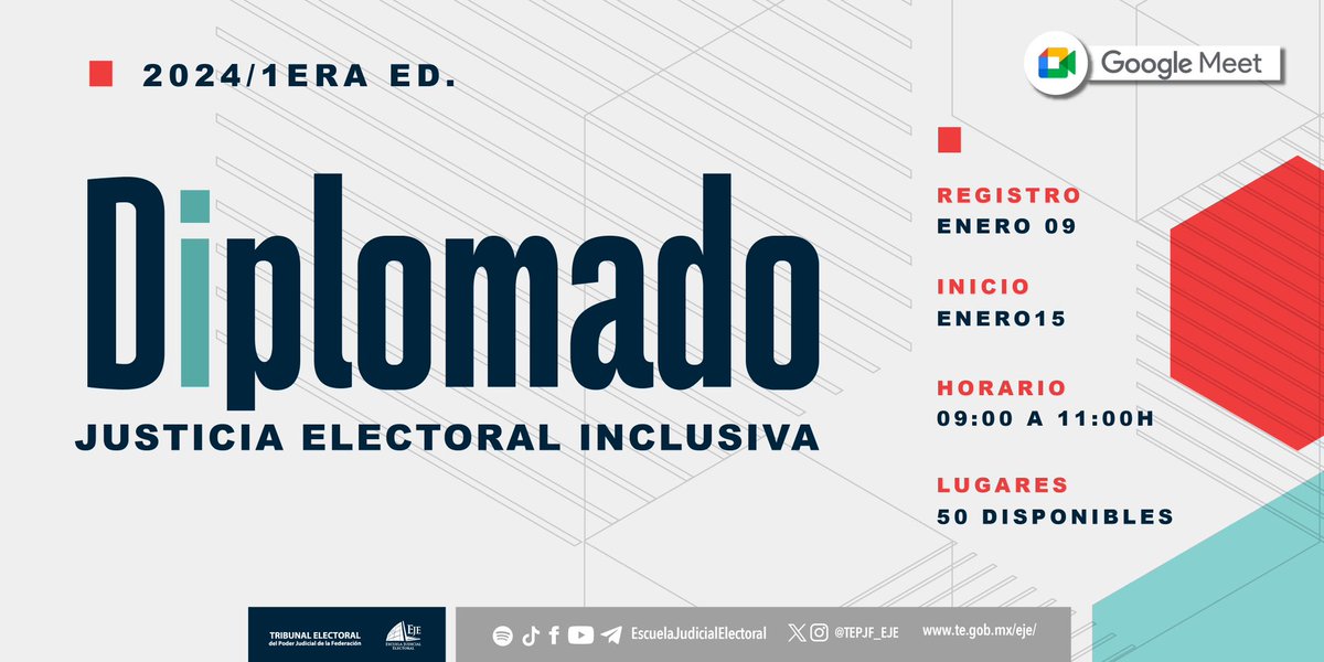 Escuela Judicial Electoral tweet media