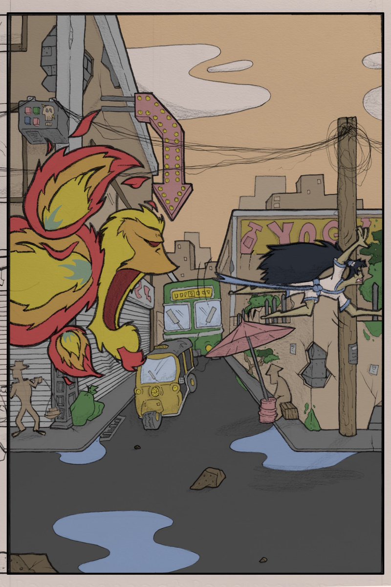 BewareCheese's tweet photo. The second page of the #BlueOrchid #FireMonster story is almost done.

Keep an eye out for this finished story, or pick up chapter 1 right now at https://t.co/XYcBOKpBGp.

#art #drawing #indiecomics https://t.co/Z8DrV3CREX
