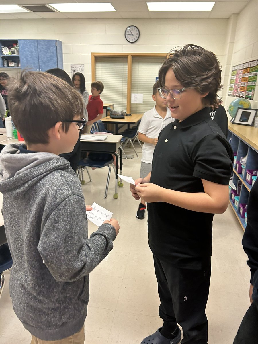 KishT2360's tweet photo. First #teamhuilder @KaganOnline Find the Fiction and #classbuilder Quiz-Quiz-Trade to review rules and expectations for the new year @EESpanthers ๐พ https://t.co/zXOnejq8Wo
