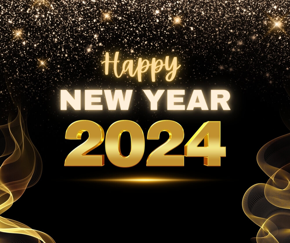 Have a healthy and happy New Year! #HappyNewYear2024