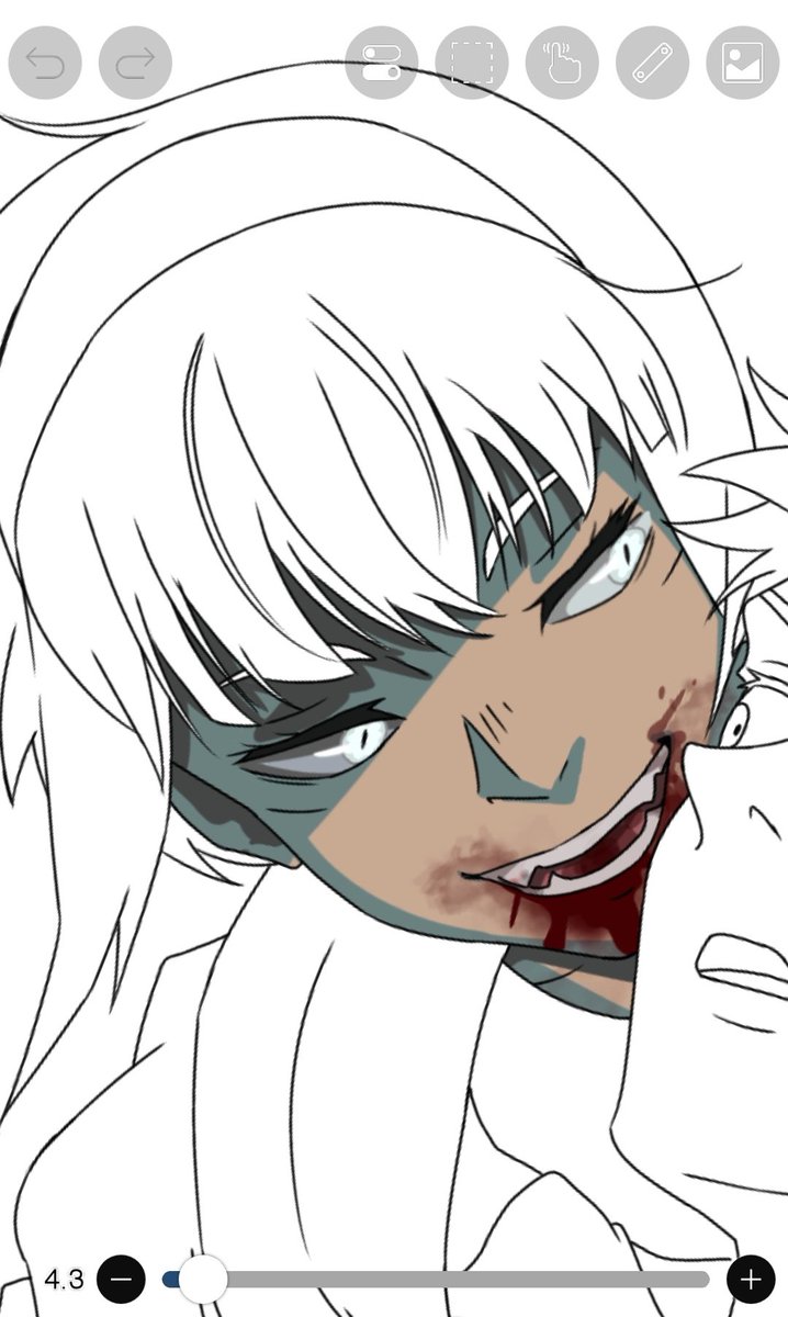 aikyuu021's tweet photo. eu amo me desenhar como demonio, vampiro e etc queria ser assim </3 https://t.co/8uktwEI7rY
