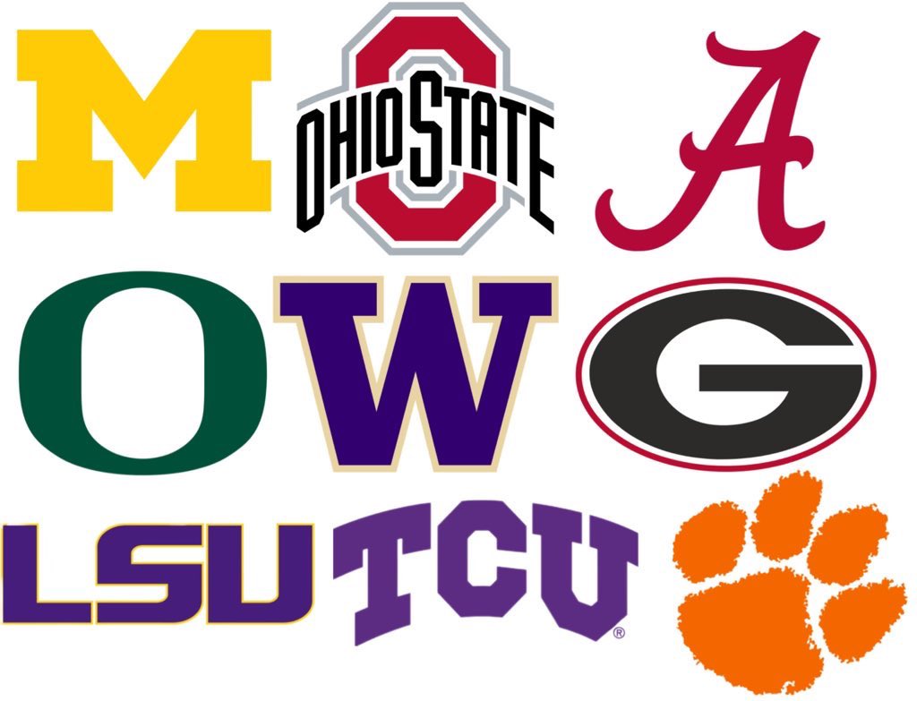 Every CFB Program that won a playoff game in the 4-Team era. #ELITE 

Only 1 ACC Team (Clemson)
Only 1 Big 12 Team (TCU)