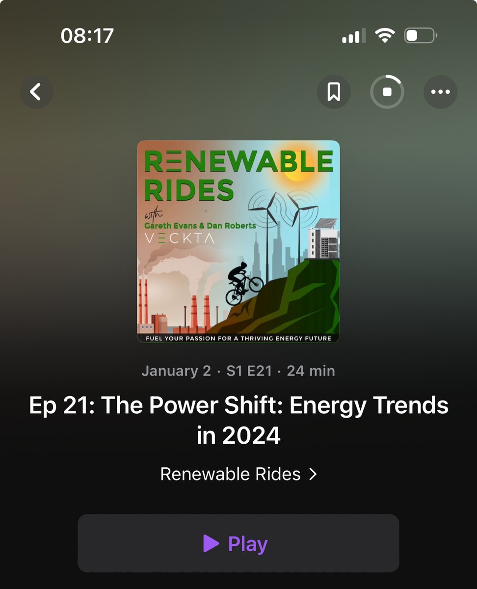 New Episode - Ep 21: The Power Shift: Energy Trends in 2024

Happy new year! Join <a href="/Dan/">dan</a> Roberts and I as we reflect on what happened in 2023 and share <a href="/veckta/">VECKTA</a> team predictions for the energy sector (and some adjacencies) in 2024! 
tinyurl.com/4h5c6tyh