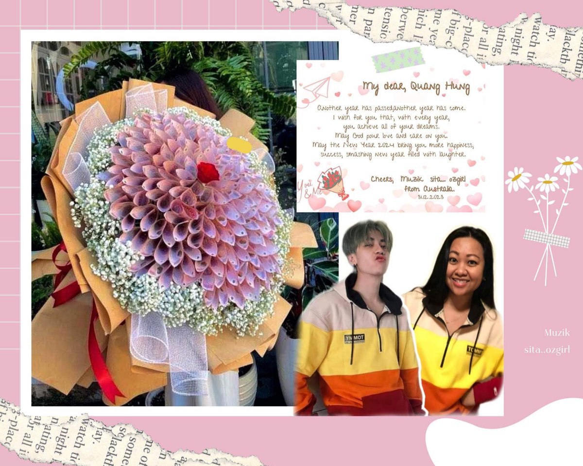 OzgirlSita's tweet photo. เพิ่งจะมีเวลาได้หวีดช่อของขวัญที่ให้น้อง ขอบคุณน้องที่พยายามพิสูจน์ตัวเองให้เห็นตลอดว่าไม่เคยหยุดพัฒนาตัวเอง ขอบคุณที่เป็นความสุขให้พวกเรา ขอบคุณที่ให้พวกเรารักคุณ 🥰🥰🥰🥰🥰 
#quanghungmasterD 
#stageoflove https://t.co/zTJRVVPYYQ