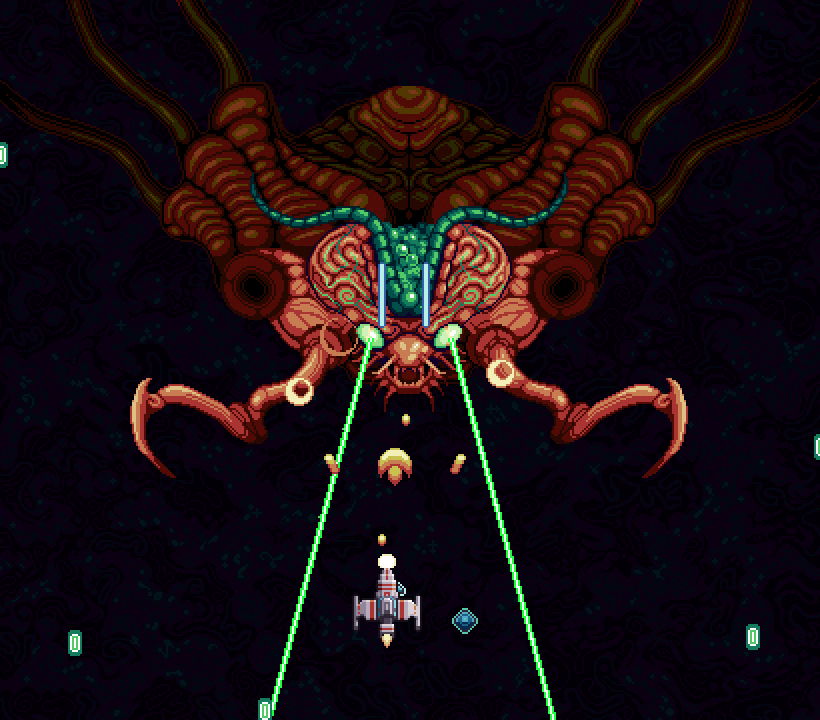 hyper_echelon's tweet image. WARNING! LARGE CRAFT APPROACHING!
-50% on Steam until Jan 4 store.steampowered.com/app/953330/Hyp… 

#pixelart #shmup