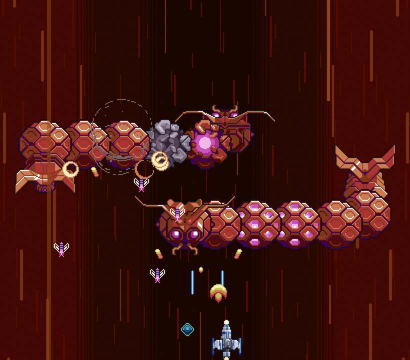 hyper_echelon's tweet image. WARNING! LARGE CRAFT APPROACHING!
-50% on Steam until Jan 4 store.steampowered.com/app/953330/Hyp… 

#pixelart #shmup