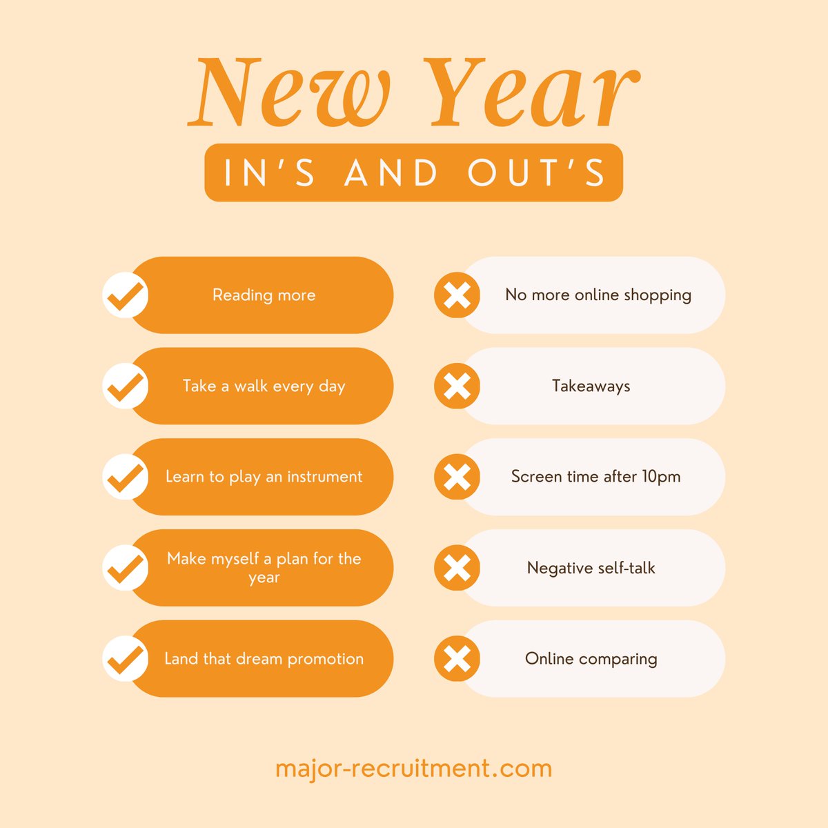 Have you made an ins and outs list for the New Year? Give us one of your In's and one Out for the coming year #newyear #insandouts #NewYear2024