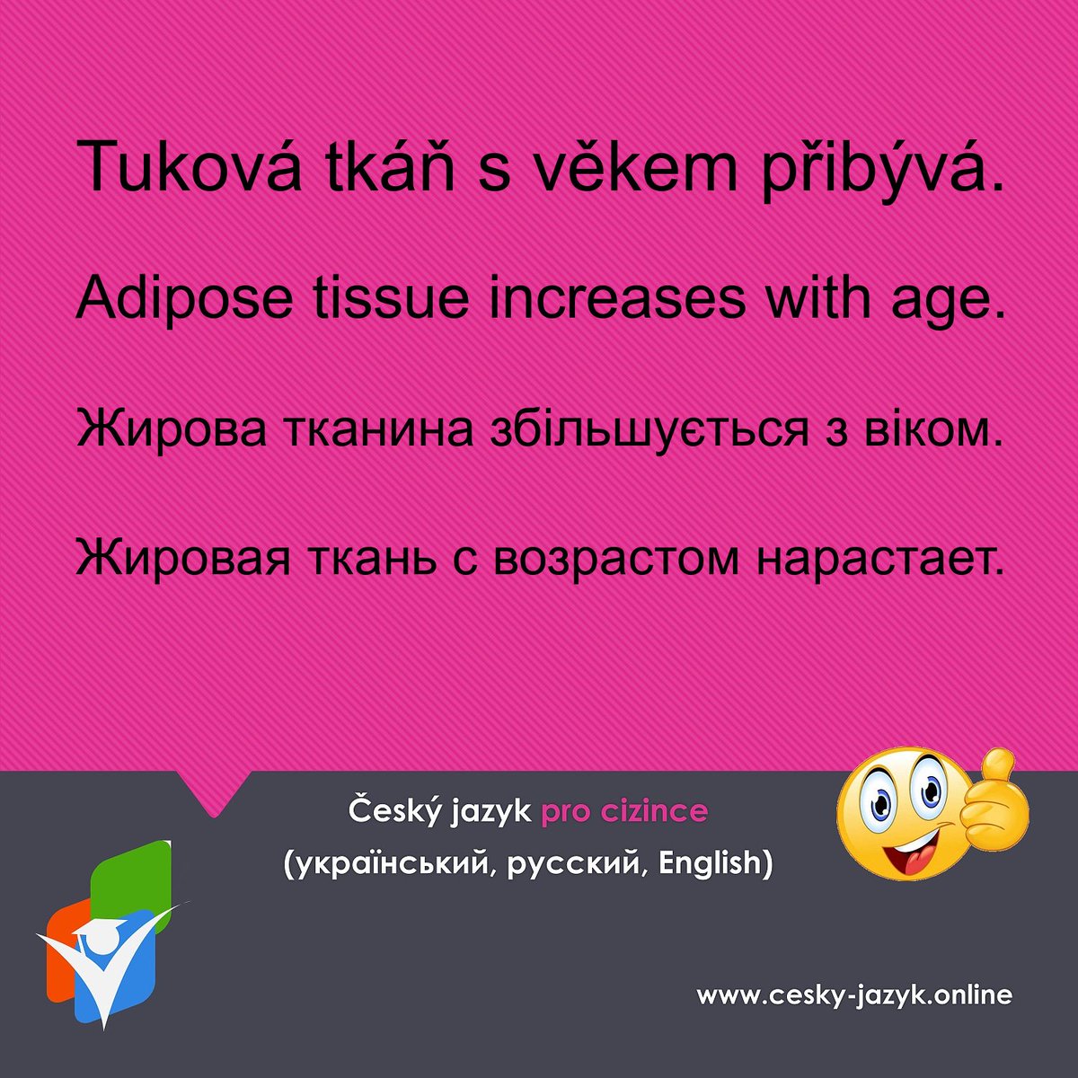 CestinaProCiz's tweet photo. 🇨🇿 Česká věta 

➡️Chcete si vyzkoušet online kurz češtiny?
Pro 🇬🇧 https://t.co/paou9yKDFS
Pro 🇷🇺 https://t.co/FAaOBjDXOk
Pro 🇺🇦 https://t.co/cnMaM00WkR

#českávěta #českévětykaždýden #českáfráze #čeština #českýjazyk #češtinaprocizince #českýjazykprocizince #češtinaonline https://t.co/p32MyZKxHO