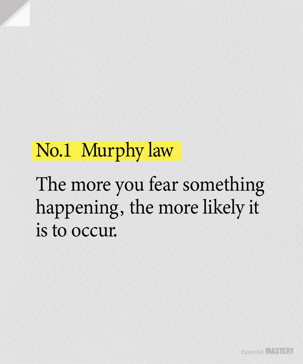 EssentialMastry's tweet photo. The 5 most famous laws in the world…

1. https://t.co/EzFvI9zE96