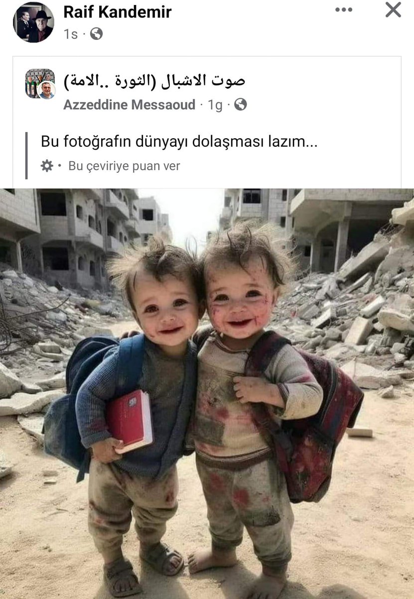Ferasetname's tweet photo. Gazzede insanlık katledilmeye çalışılsa da, henüz insanlık ölmedi!
#HumanityInGaza!
#IsraelisATerroristOrganization! https://t.co/28ogLwrBRr