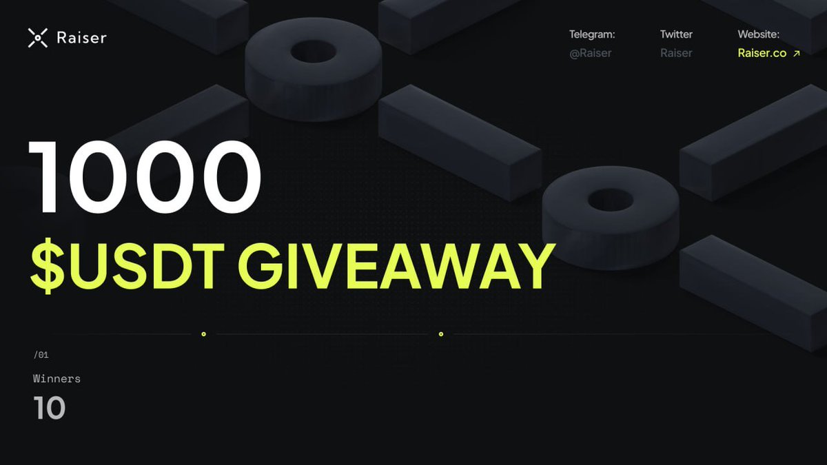 Raiser (@raiser_co) on Twitter photo Celebrate our first FCO with <a href="/playbuxco/">Playbux.co</a> and win 1000 $USDT 🔥
1️⃣ Follow <a href="/raiser_co/">Raiser</a> & <a href="/playbuxco/">Playbux.co</a>
2️⃣ Tag 3 friends below
3️⃣ Join our TG 🔗 t.me/raiser_co
Winners will be announced on our TG channel in 48 hours. Celebrate our first FCO with <a href="/playbuxco/">Playbux.co</a> and win 1000 $USDT 🔥
1️⃣ Follow <a href="/raiser_co/">Raiser</a> & <a href="/playbuxco/">Playbux.co</a>
2️⃣ Tag 3 friends below
3️⃣ Join our TG 🔗 t.me/raiser_co
Winners will be announced on our TG channel in 48 hours.