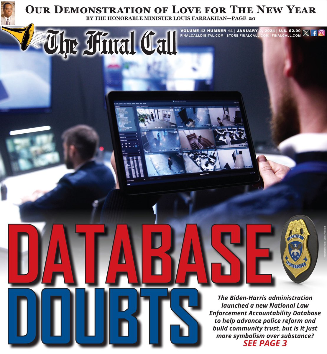 w1seone25's tweet photo. 🎺 THE FINAL CALL
Our Demonstration Of Love
By
~ The Honorable Minister
Louis Farrakhan
The latest edition is here
https://t.co/LZFBtIjfok or 866-602-1230 x 200 or FOI Brothers
#TheFinalCall #FinalCallDigital https://t.co/CcN6nDd2jp