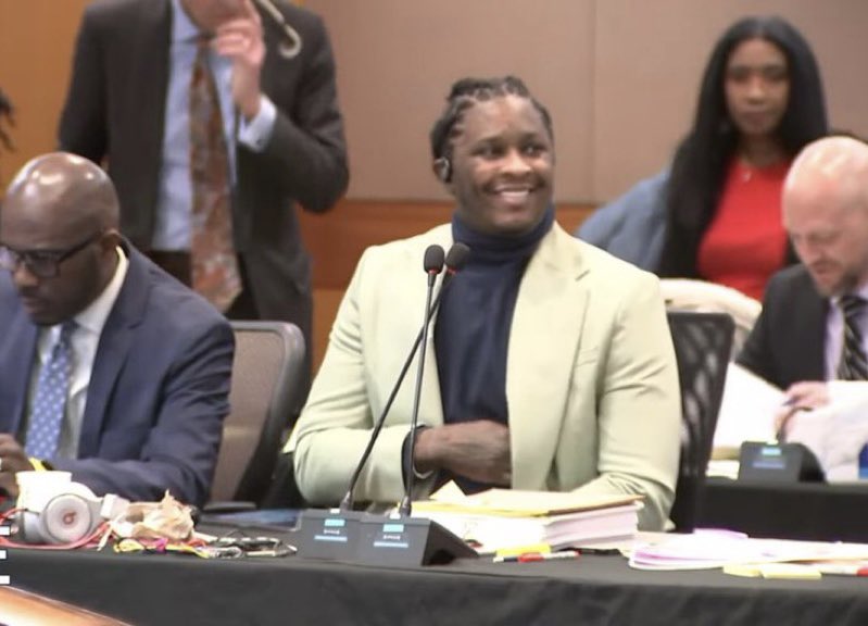 mymixtapez's tweet photo. Young Thug back in court for YSL trial today 😤 https://t.co/Fg4OGK10yN
