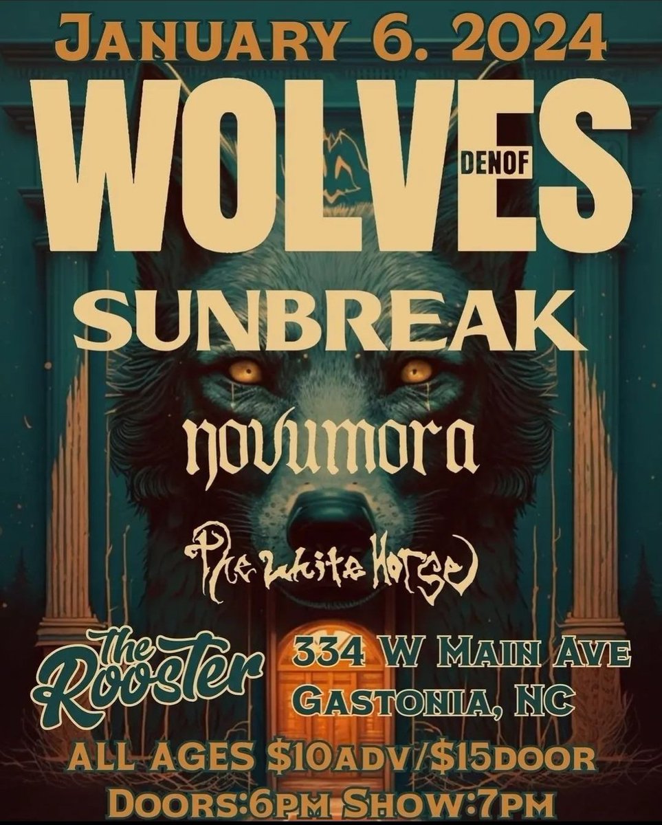 Come to our all ages show in gastonia this Saturday or im robbing you the day before