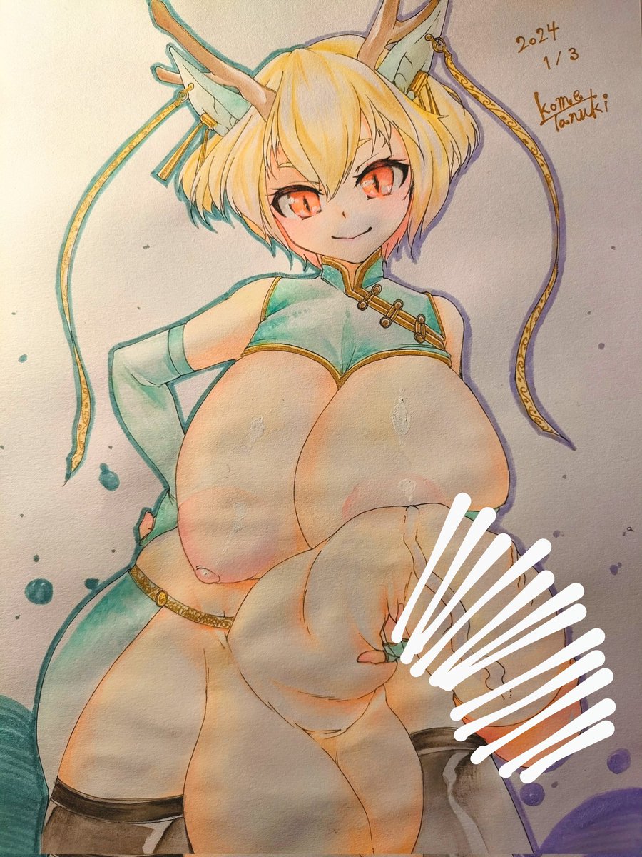 chikichiki35's tweet photo. 色つけました。
ふたなりは良いですね。 https://t.co/kkhmtp146U