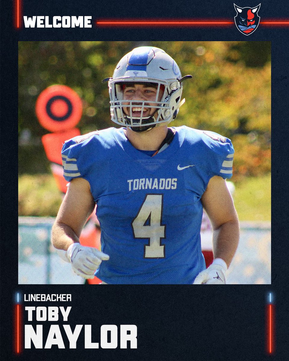 A true field general 🫡 Welcome LB @tobynaylor90 to the 040. #TurningTheTides