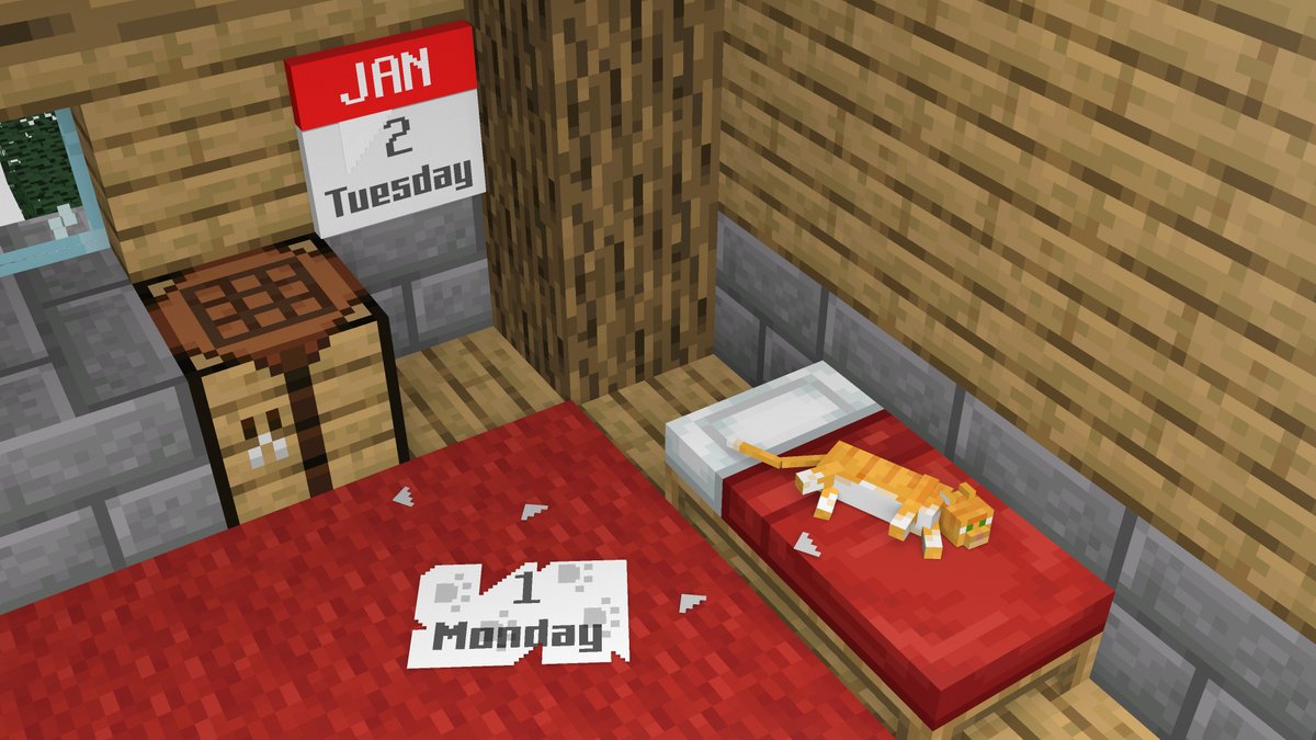 Minecraft tweet media