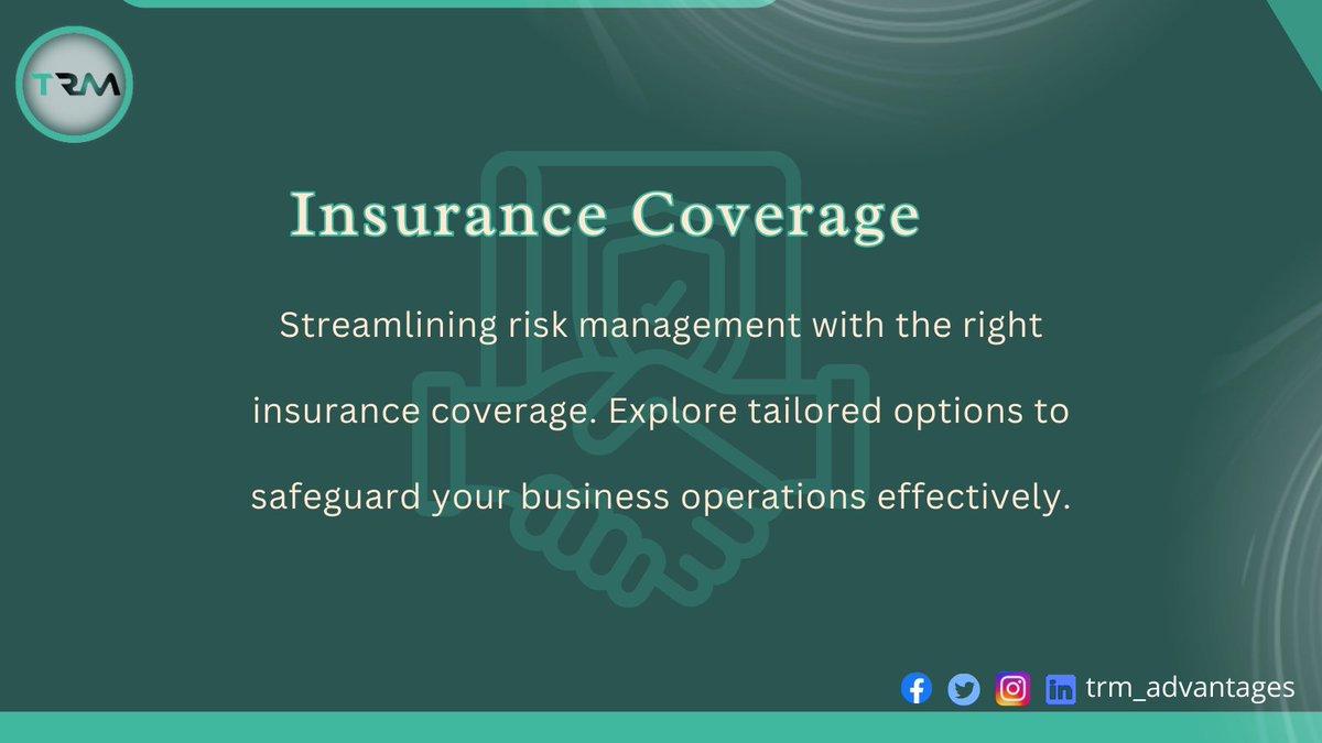 trm_advantage's tweet image. Navigating the maze of insurance options to find the perfect fit for your business! 🛡️✨ #InsuranceDecisions #BusinessProtection #SmartChoices #CoverageMatters
𝐟𝐨𝐫 𝐟𝐮𝐫𝐭𝐡𝐞𝐫 𝐝𝐞𝐭𝐚𝐢𝐥𝐬 𝐯𝐢𝐬𝐢𝐭 𝐨𝐮𝐫 𝐰𝐞𝐛𝐬𝐢𝐭𝐞
trmadvantage.com
