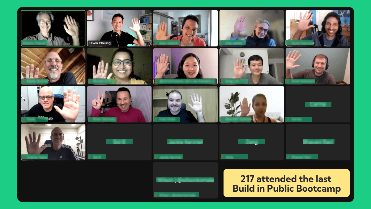 MeetKevon's tweet photo. Are you nodding to these?
β don't want to post platitudes anymore
β spending too much time on creating content
β want to hang out with Kevon
Then I want to invite you to my free bootcamp tomorrow (Jan 3 Wed)!
We'll hang, I'll share, you'll ask Qs. Will be fun! Link in bio. https://t.co/y22iOMIMbc