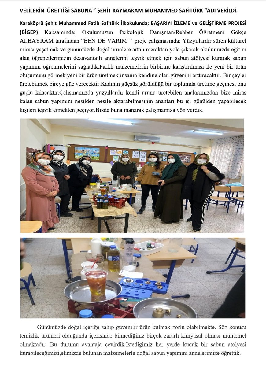 SMFSafiturk's tweet photo. Karaköprü Şehit Muhammed Fatih Safitürk İlkokulunda; BAŞARIYI İZLEME ve GELİŞTİRME PROJESİ Kapsamında; Okulumuzun Psikolojik Danışman/Rehber Öğretmeni Gökçe ALBAYRAM tarafından “BEN DE VARIM ’’ proje çalışması yapıldı.
@UrfaValiligi 
@hasansildak 
@sanliurfammem63 
@KarakopruM https://t.co/4kWOxArdpG