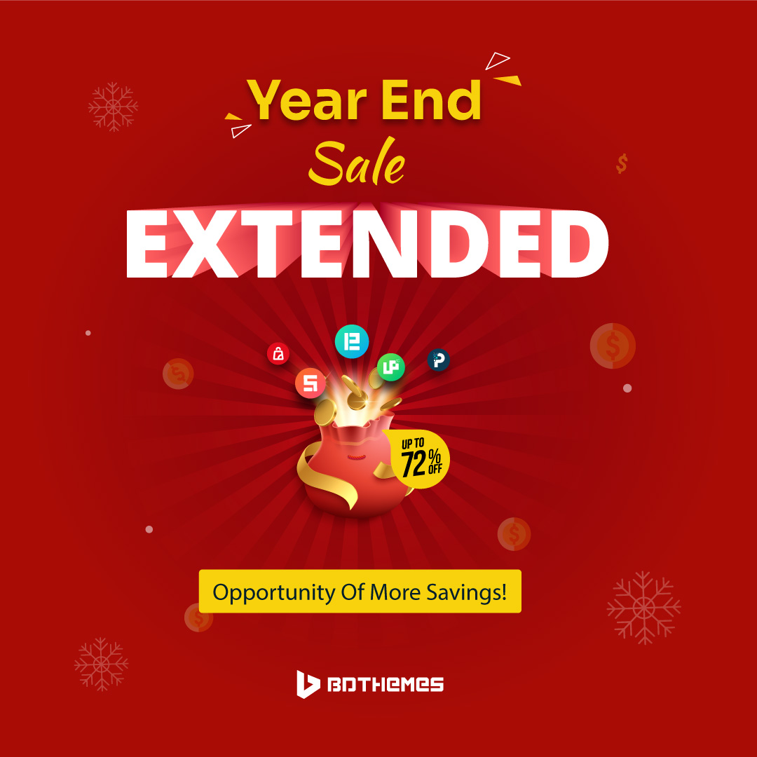 🎉 Year-end extravaganza! Enjoy up to 72% off on the best Elementor plugins. Elevate your website game now! 👉 bdt.to/hbxaw

#YearEndOffer #ElementorPlugins #WebDesignDeals