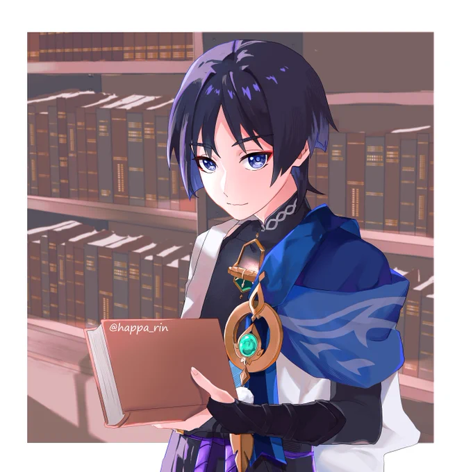 「僕もここではいち学徒だからね。学生の本分は全うするさ」放浪者くんおめでとう!#原神 #放浪者生誕祭2024 #放浪者誕生祭2024 