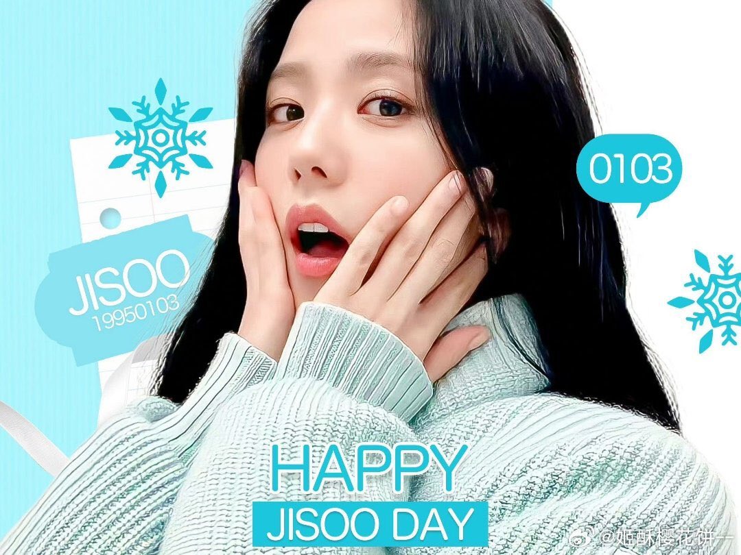 HAPPY JISOO DAY #OurPreciousJISOODay #꽃향기_가득한_지수생일_왔단다