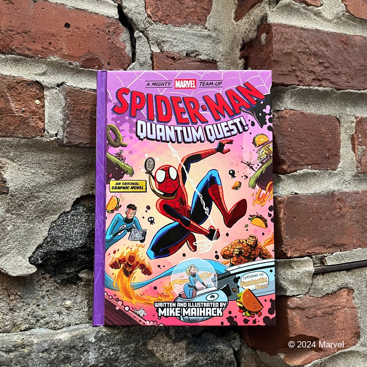 abramskids's tweet photo. Follow your favorite friendly neighborhood Spider-Man as he teams up with the most unlikely of heroes to save the day!

The second graphic novel in the hilarious, action-packed #MightyMarvelTeamUp series by @mikemaihack, is finally here! @Marvel https://t.co/1qkXUqCiYK https://t.co/2fIt731cTP