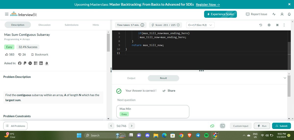 Lucky__Dhingra's tweet photo. Hey Guys,
I have completed #day001 of the 365-days-of-code 2024 #Challenge with @scaler_official
Link : https://t.co/0cenHdIDZz
Join_Scaler: https://t.co/UGOQFkS9CZ
#scalerdiscord #codewithscaler #365daysofcodescaler #scaler https://t.co/jLuzEcZDEt