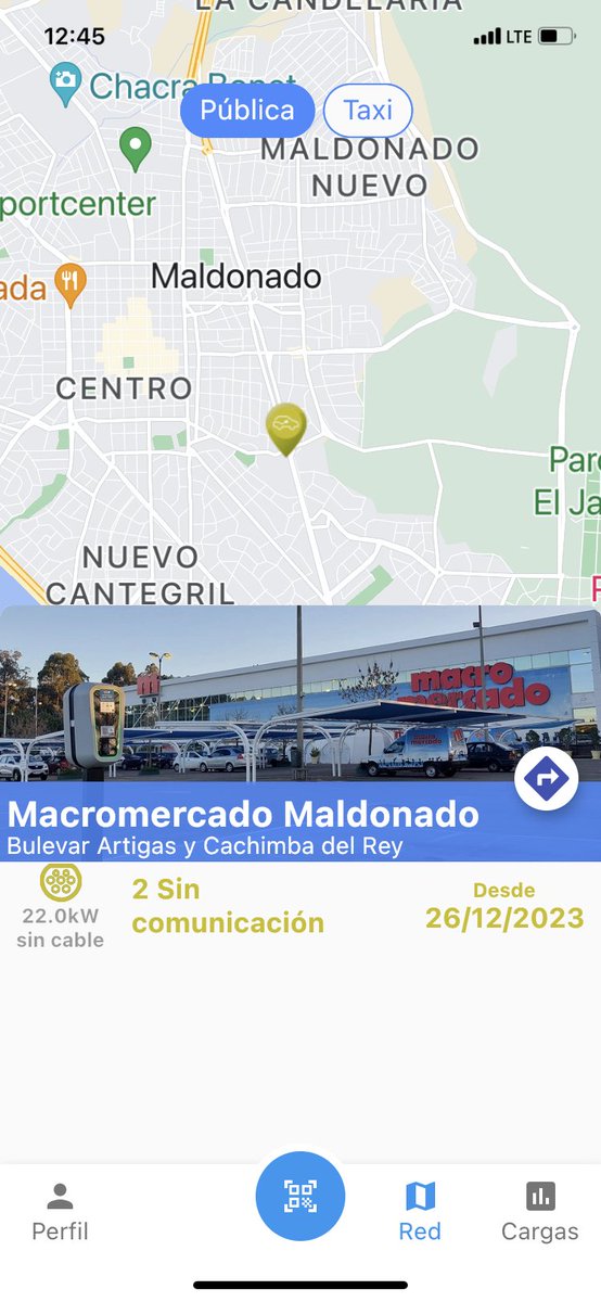 Hace dias que los cargadores del MacroMercado de Maldonado estan fuera de servicio. <a href="/UTE_ComCorp/">U</a>