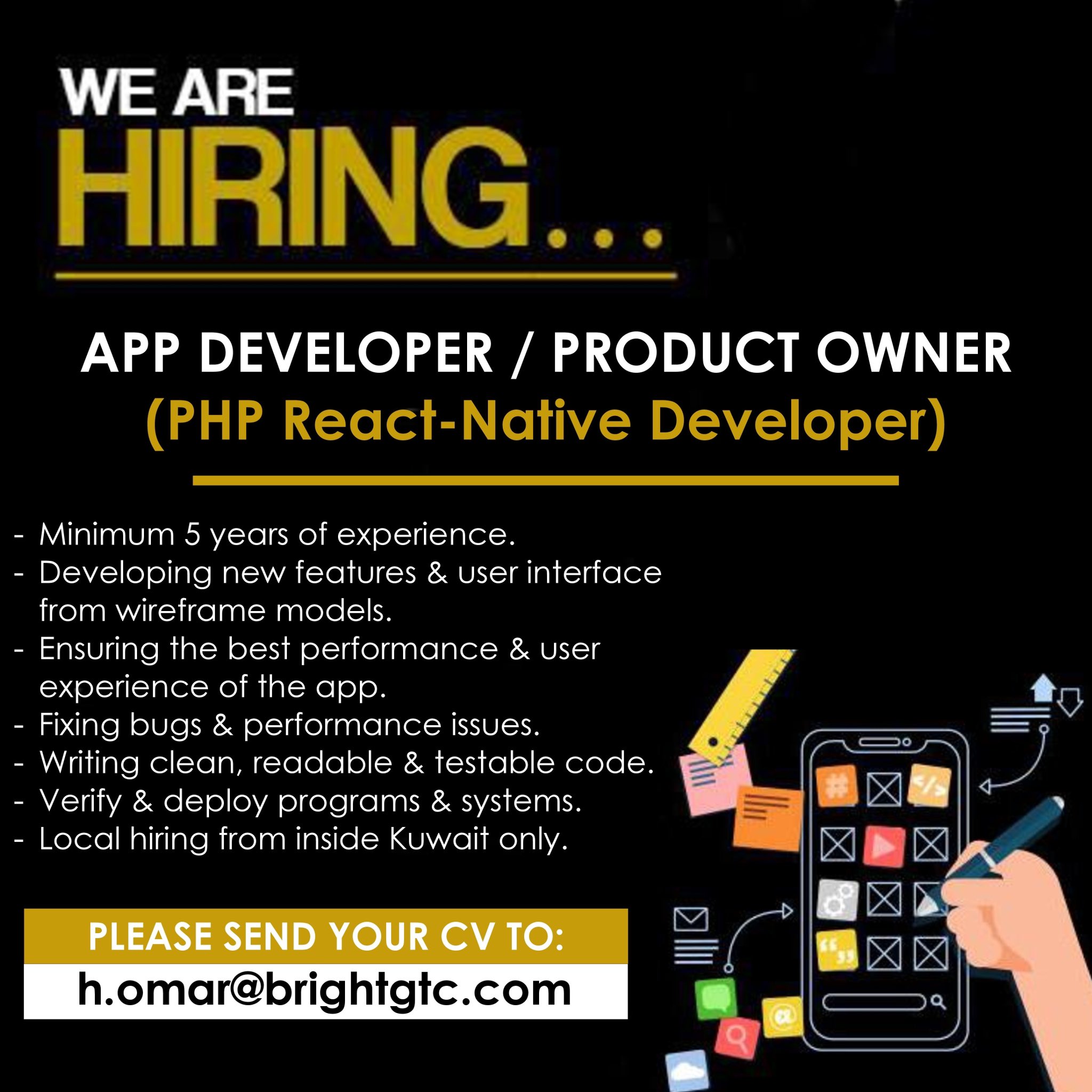 Document Controller Jobs iiQ8 Developers, Head of UI/UX Design