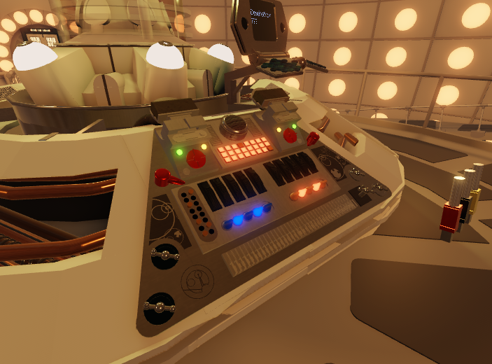 Joeskers's tweet photo. The current tardis controls https://t.co/4B32WVj4Ii