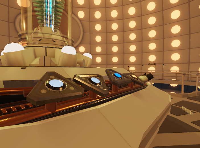 Joeskers's tweet photo. The current tardis controls https://t.co/4B32WVj4Ii
